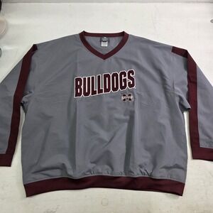 Knights Apparel Mississippi State Bulldogs Windbreaker Jacket Men's‎ 3XL NWOT
